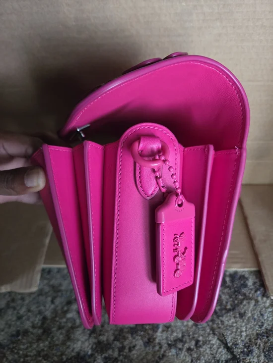 Coach Rogue Top Handle Tea Rose In DRAGONFRUIT - Overseas Exclusive - Picture 16 of 16